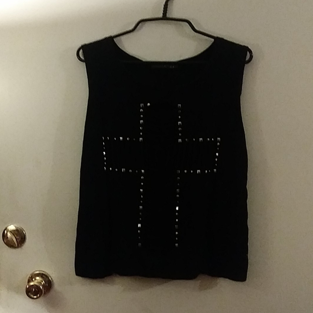 Milky Way Shirt with Cross - Size L